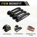 Set of 4 Outside Door Handle Covers for Dodge Ram 1500 (2009–2018) Carbon Fiber