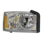 Replacement Passenger Head Light Assembly w/o Black Bezel w/o Bulbs Or Sockets