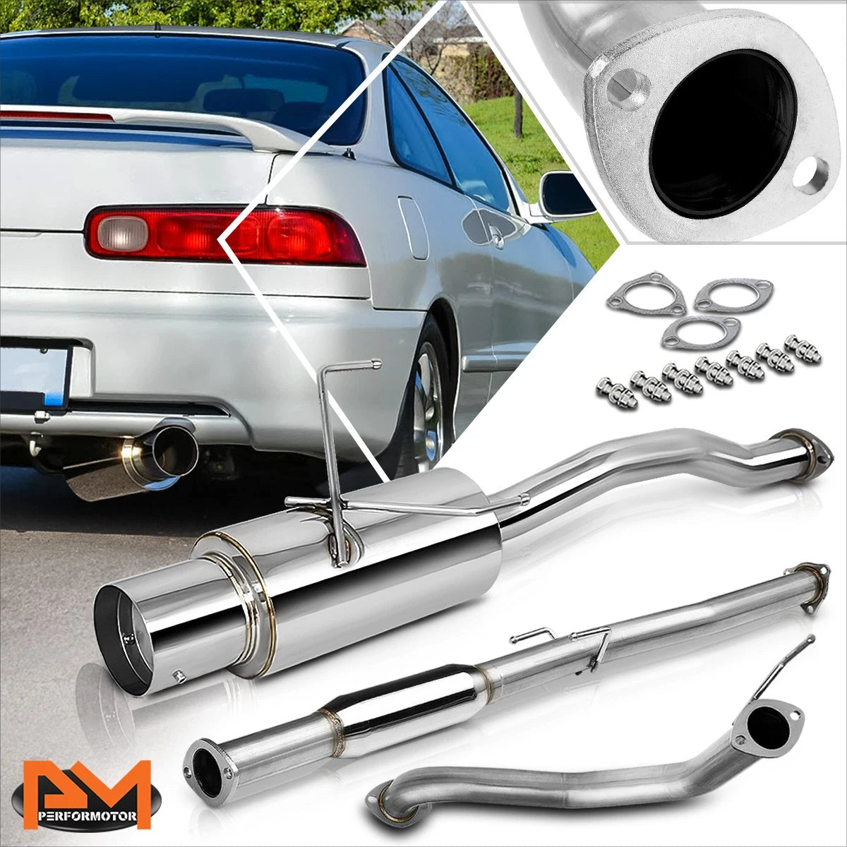 4" Tip Catback Exhaust System for Acura Integra DC1 DC2 (1994–2001)
