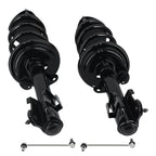 Set of 4 Front Complete Spring Struts & Sway Bar Links for Acura MDX/ZDX (2007–2013)