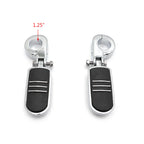 HTTMT 1.25" Highway Flame Foot Peg P Clamps for Harley Sportster (1988–2023)