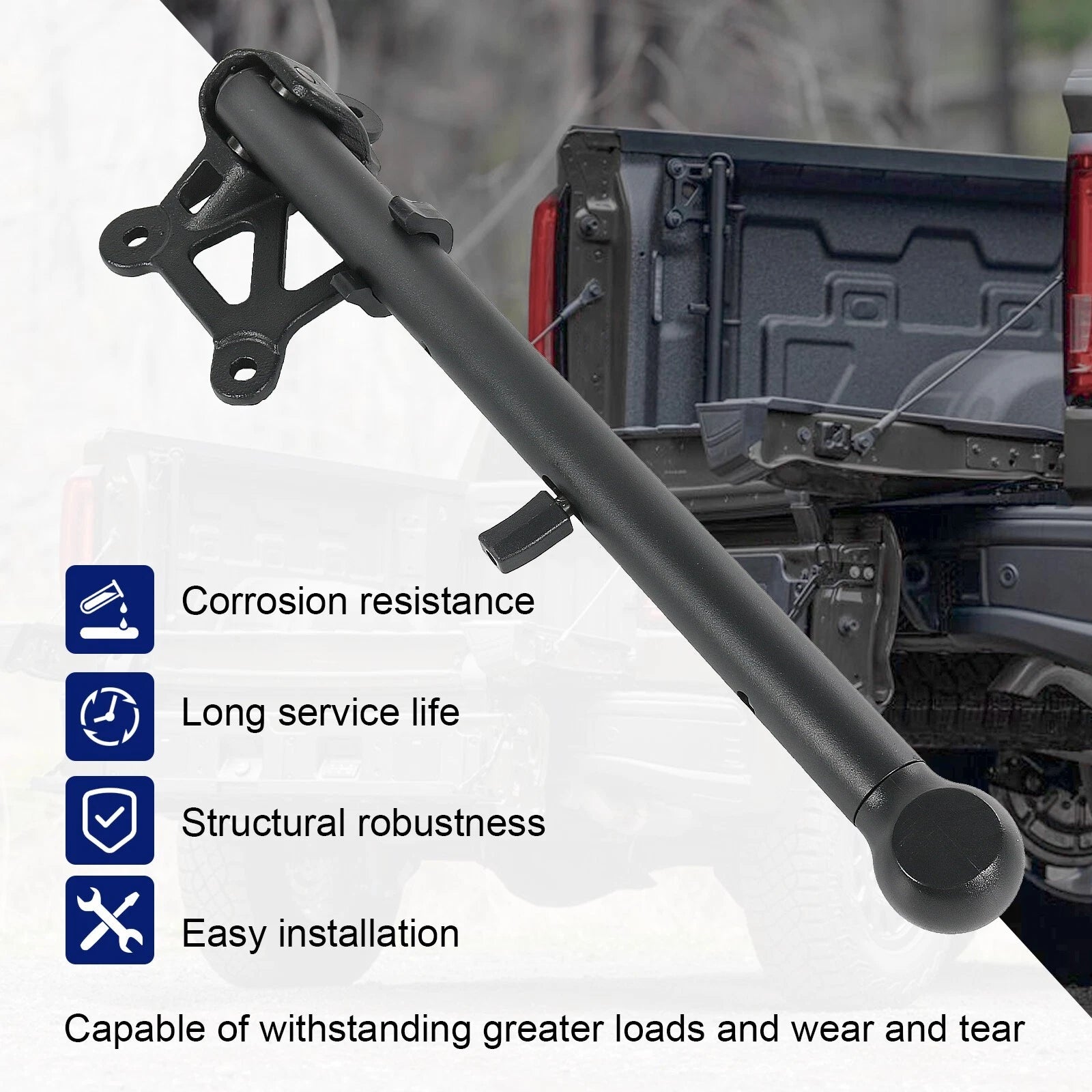 Auxiliary Tailgate Step Handle for Silverado Sierra 1500 2500 (2019-2025)