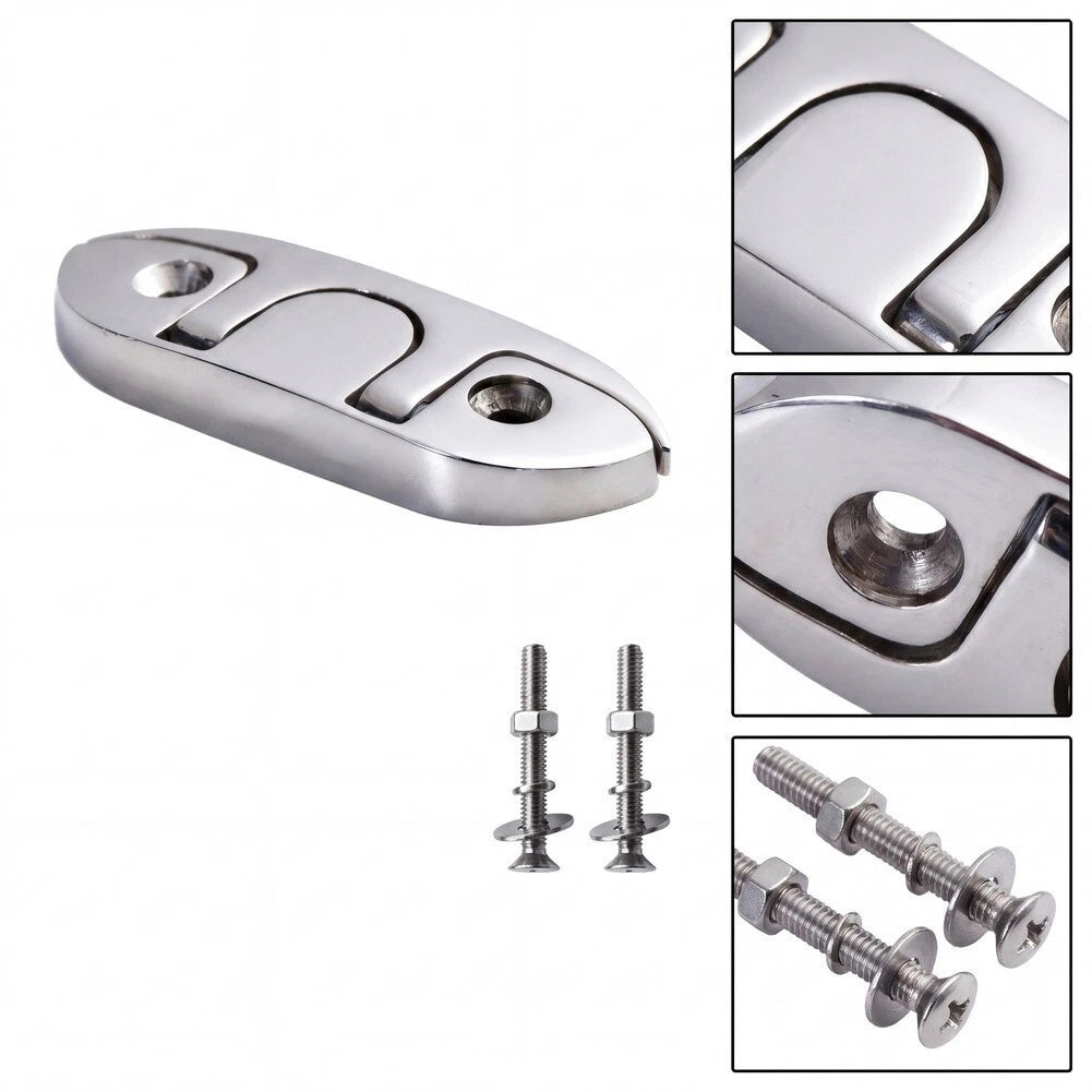 Folding Marine Cleat 4.5" & 6" for Kayak RV (316 Stainless Steel)