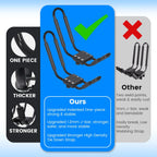 Set of 2 Kayak Roof Rack Carriers for Roof Mounting