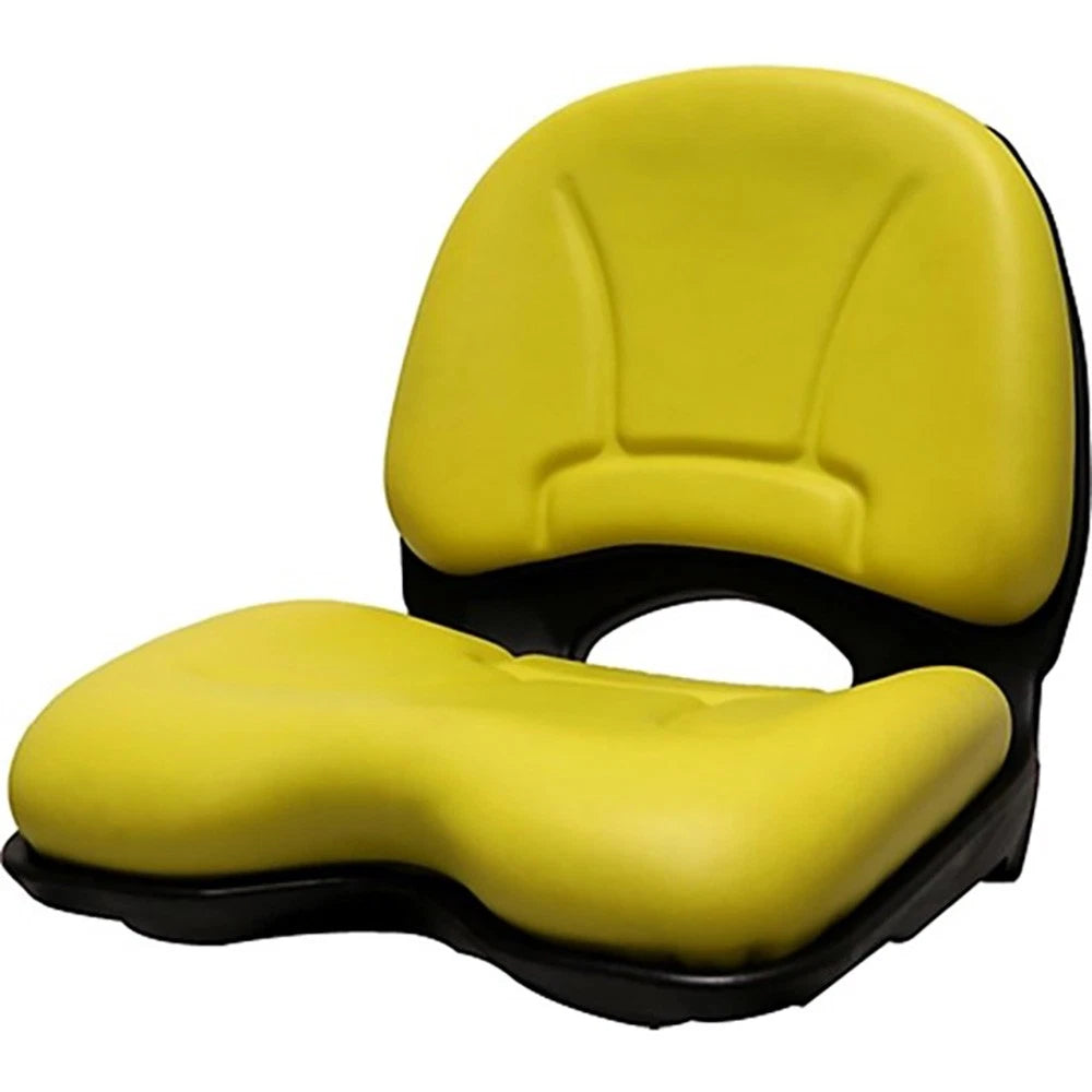 Yellow High & Open Back Seat for Riding Lawn Mowers UTVs Zero-Turns (1450 Series)