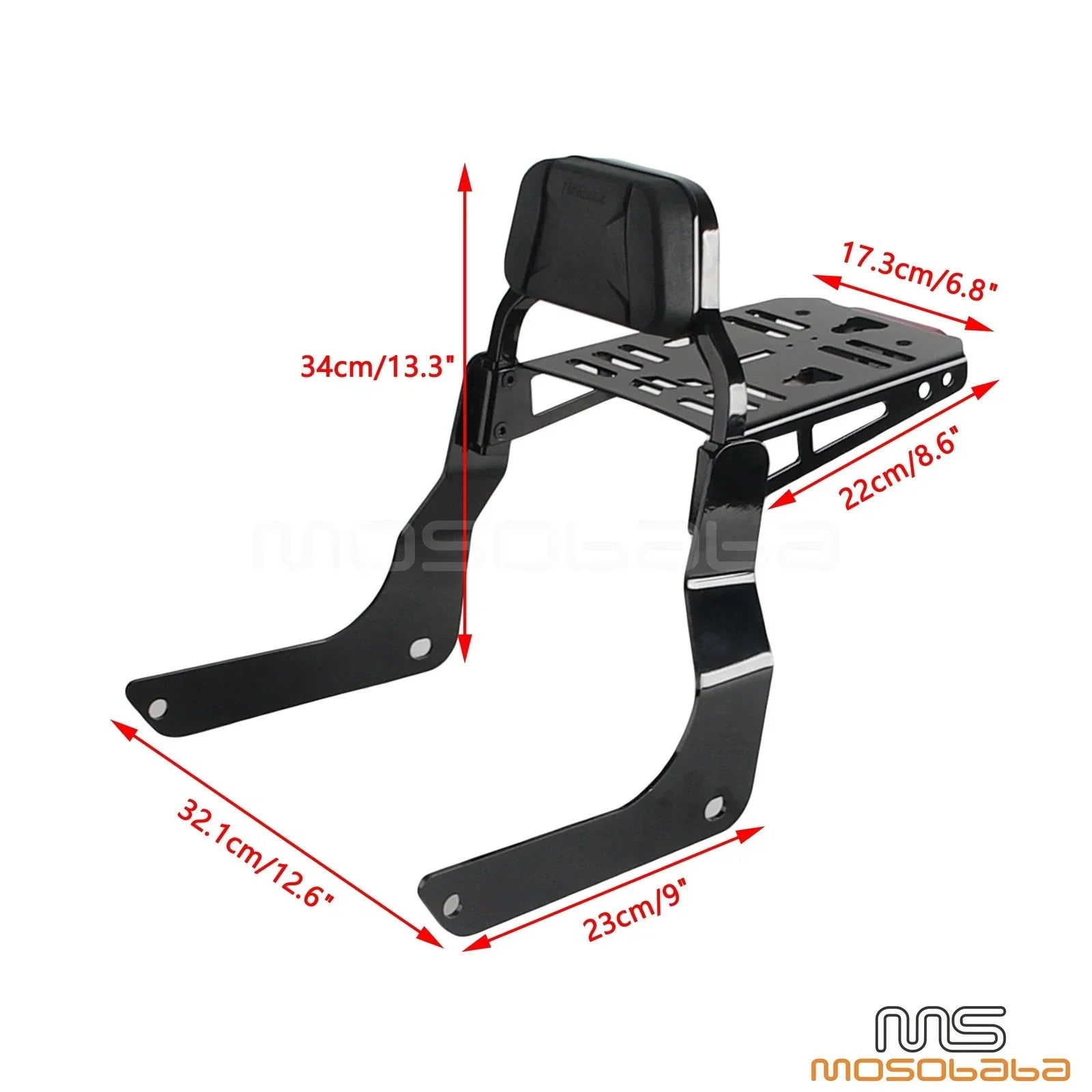 Luggage Rack Sissy Bar for Harley Softail Fat Bob114 FXFBS (2018-2025)
