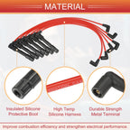 6X Spark Plug Wire Ignition Coil Cable No. 078905531B for Audi A4 A6 (1996–2005)