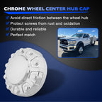 Set of 4 Chrome Wheel Center Hub Cap Covers for Ram 4500 5500 (2019–2021)
