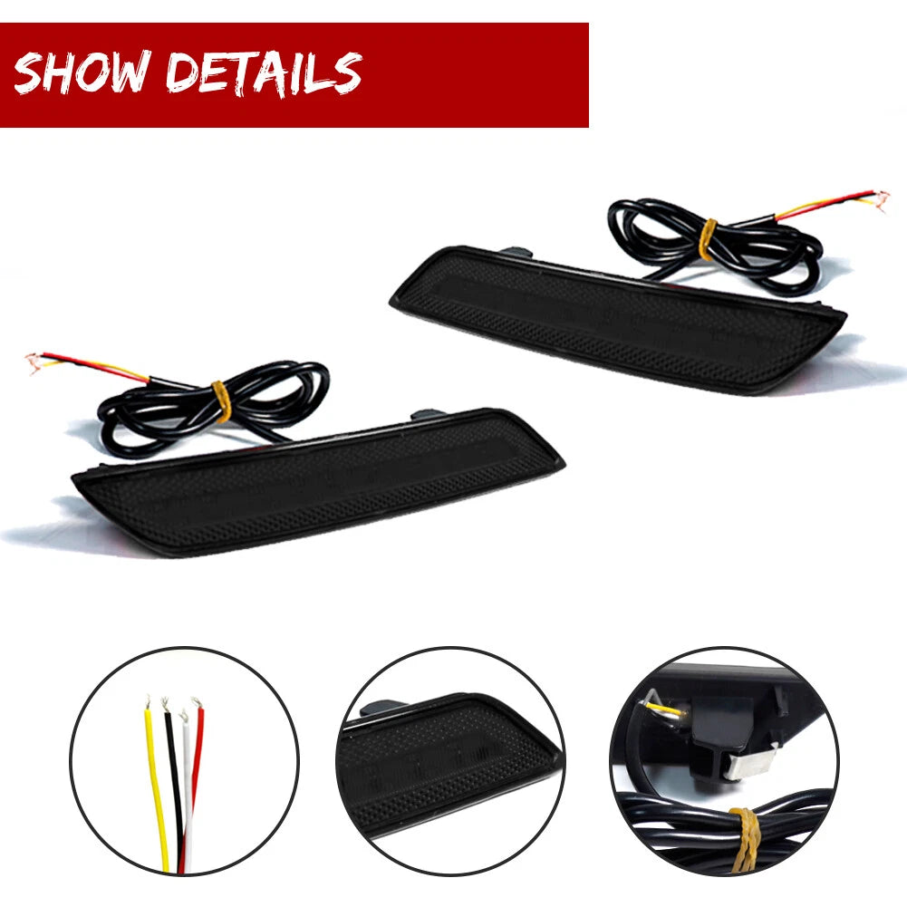LED Tail Brake Reflectors for Honda Civic Sedan (2013–2015)