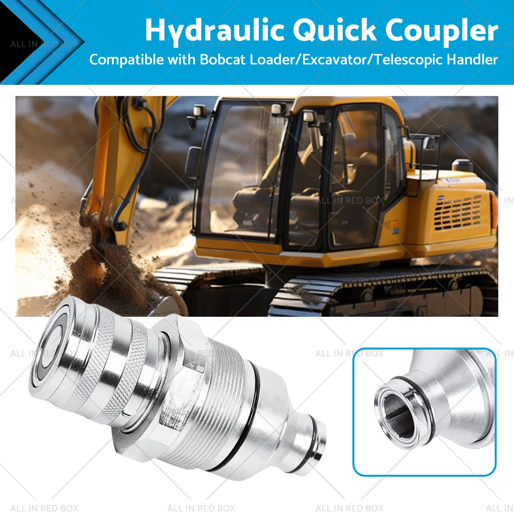 Hydraulic Coupler Flat Faced Female for Bobcat (7246802, FFH)
