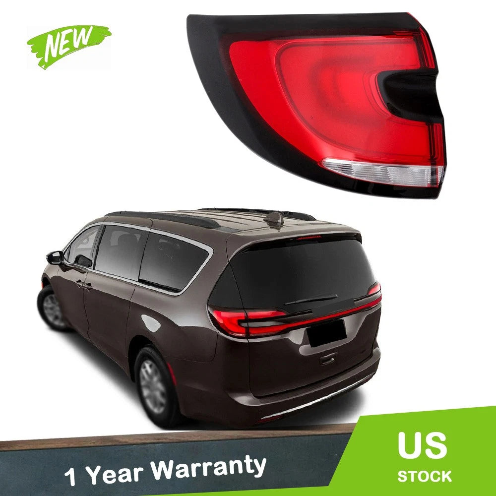 Left Outer Tail Light for Chrysler Pacifica Voyager (2021–2025) LED Red