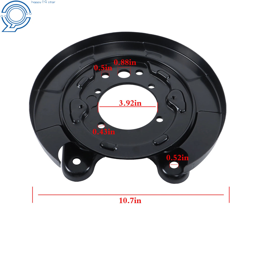 Left Rear Brake Backing Plate for Nissan Frontier Xterra (2005-2015)