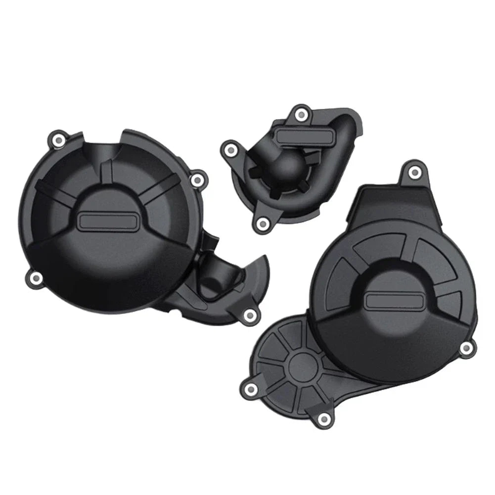 Black Engine Protection Cover for Aprilia RS660 Tuono 660 (2021-2023)