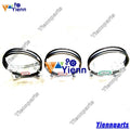 3pcs Piston Kit W/ Ring Set 3JH3 3JH3E 3JH3CE for Yanmar Marine Boat Engine