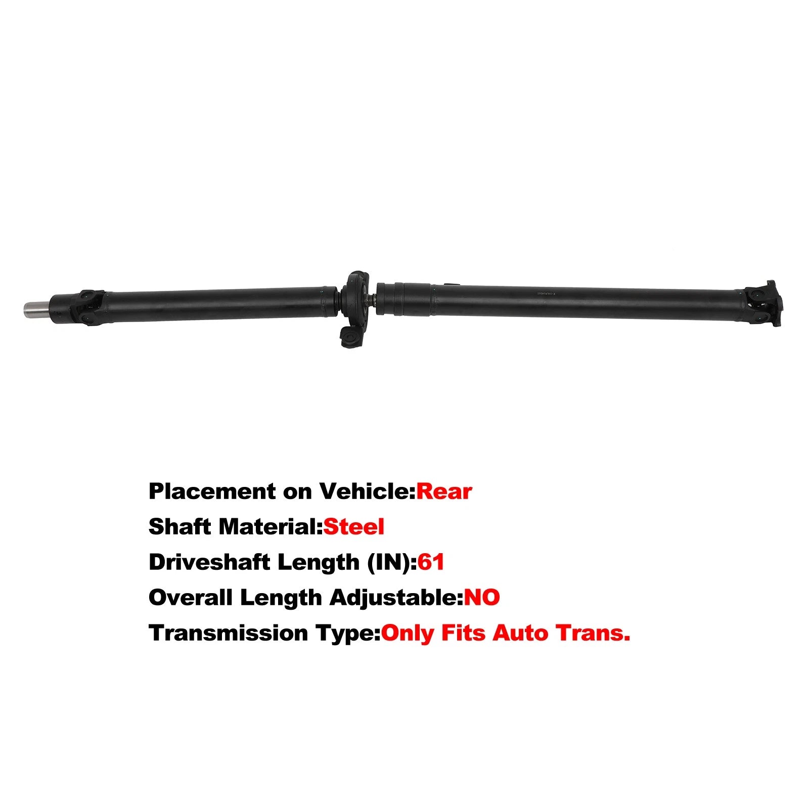 Rear Driveshaft for Subaru Forester (2009–2012) H4 2.5L AT 936-902