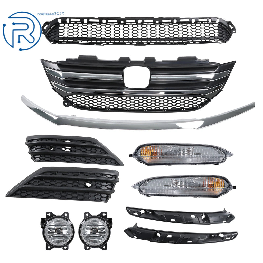 Grille & Fog Light Package for Honda Pilot Elite Touring (2016-2018)