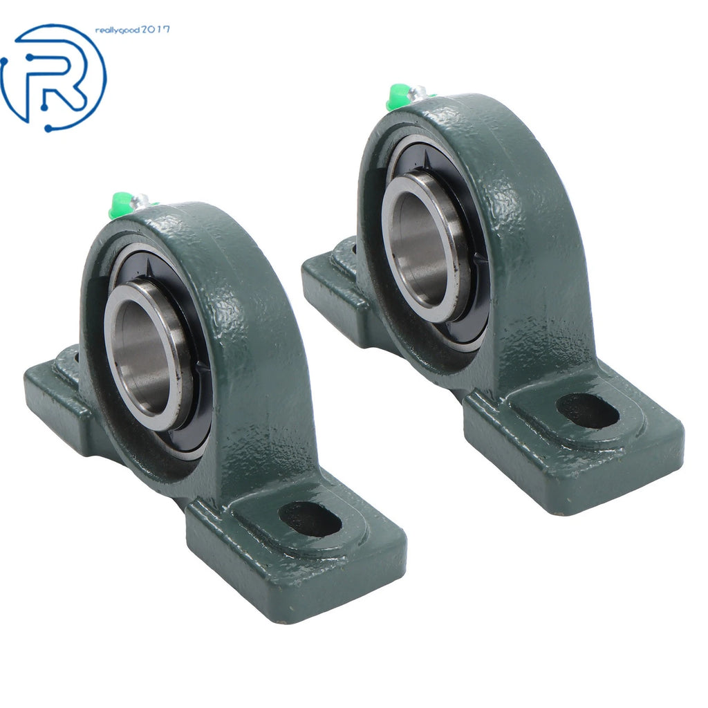 2 Pack Pillow Block Bearing UCP207-22 for UCP207 (1-3/8" Bore)