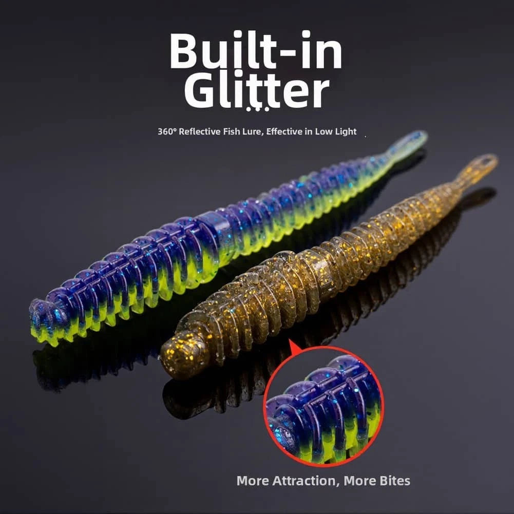Paddle Tail Swimbait Set of 2 for Fishing (7.5cm, 8.5cm)