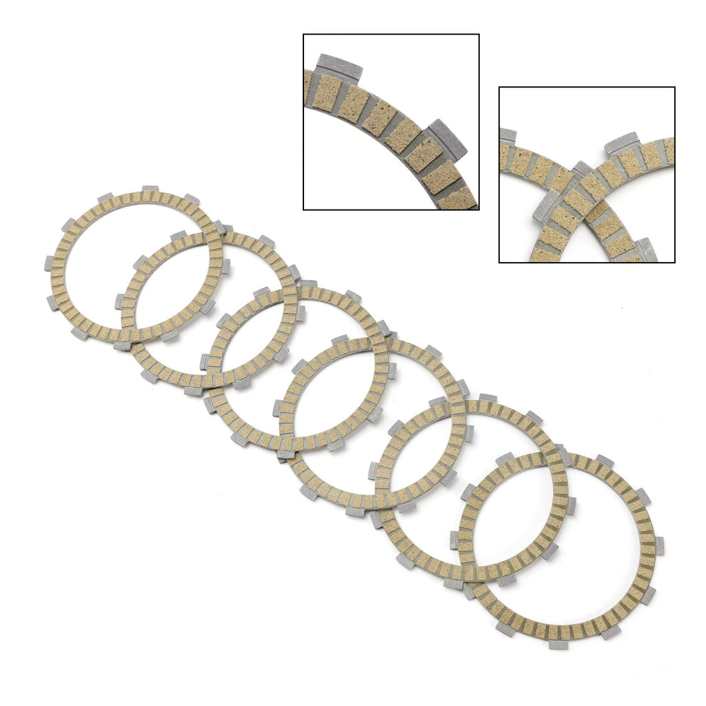 Clutch Friction Plate Kit for Kawasaki KR250 KR-I KR-IR (1988–1990)