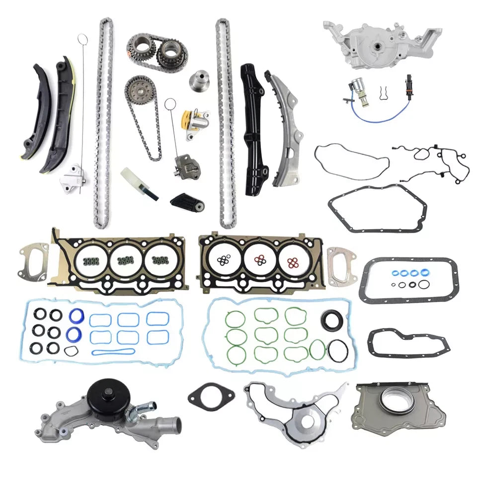 Timing Chain Pump & Head Gaskets for Chrysler Dodge Jeep 3.6L V6 (2011-2015)