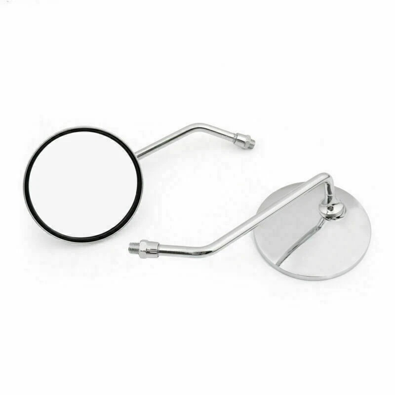 Classic Round Rearview Mirrors 10MM for Suzuki GT 125/185/250/380/550/750