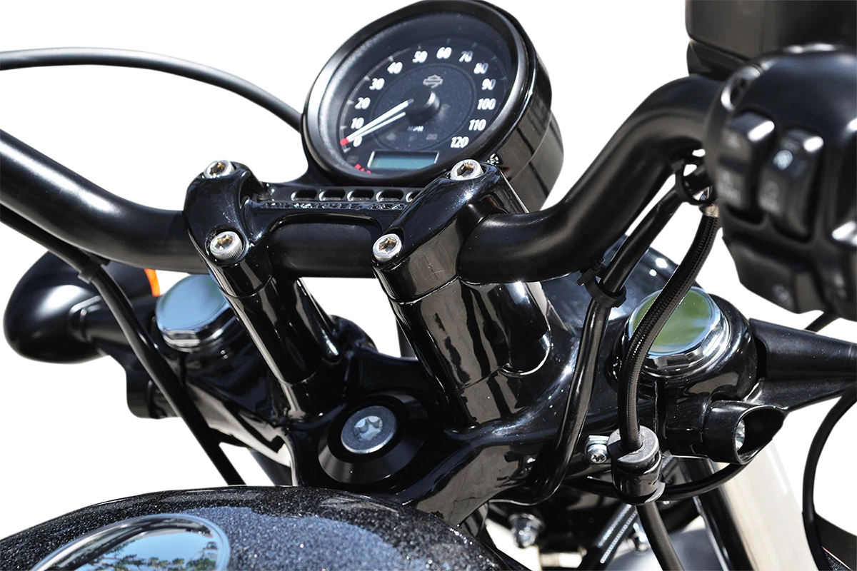 2" Handlebar Riser Extensions for Harley-Davidson Forty-Eight (2010–2023) LA-7433-02B