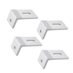 Set of 2 Solar Panel Mounting L Brackets for RV Boat Off Grid Roof