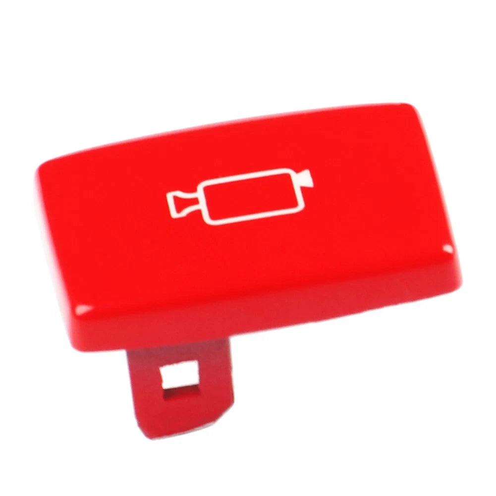 Camera Button Radar Sensor Key Cover for BMW 1 2 3 4 Series (F20 F23 F31 F33) Red