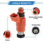 Fuel Injector No.MD319791 for Mitsubishi Mirage 1.8L (1997–2001) 1 Pc Orange