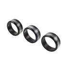 Black AC Climate Control Knob Ring Covers for Subaru Forester XV Crosstrek WRX (2014-2021)