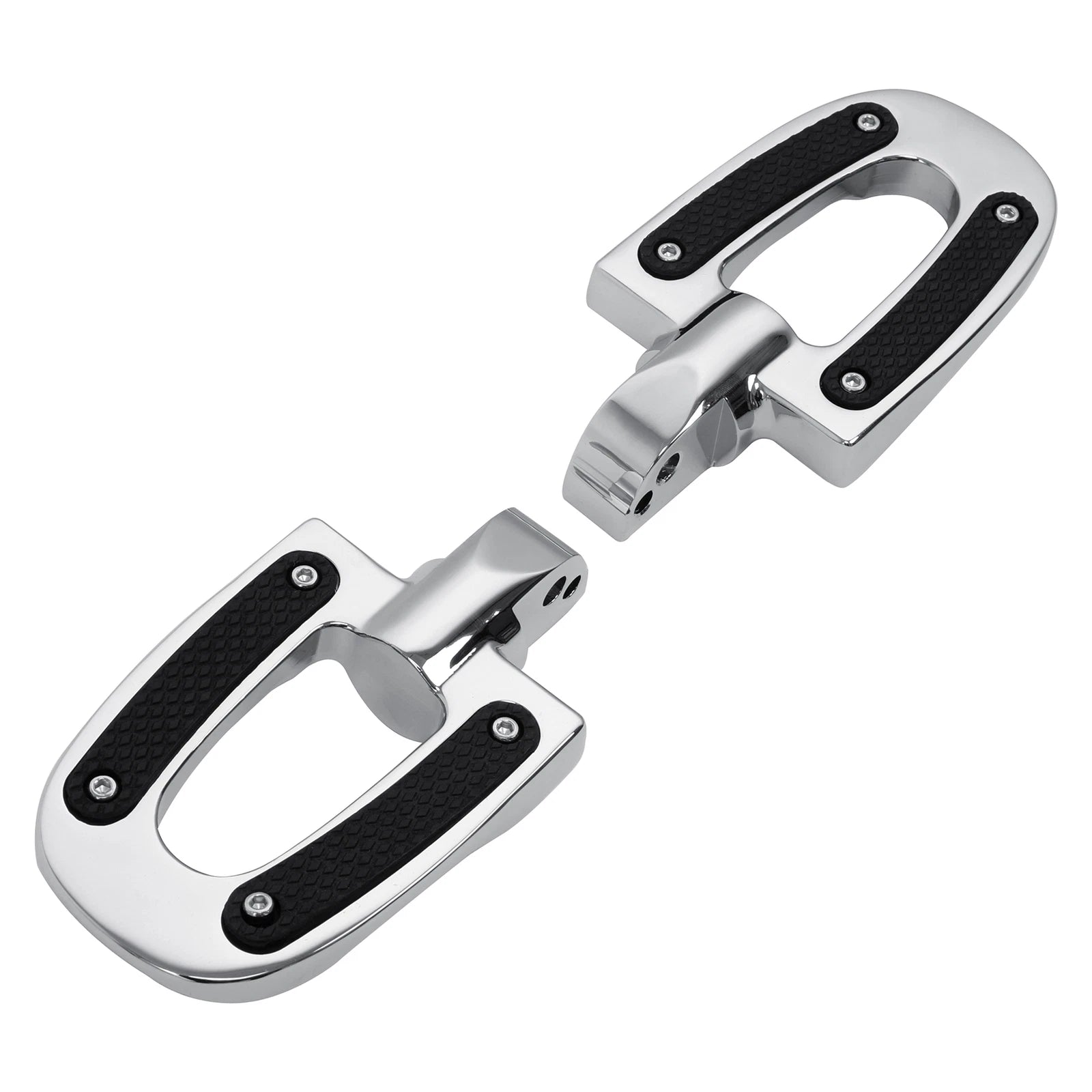 Chrome Passenger Footpeg Pegs for Harley Softail Fat Boy Low Rider (2018–2025)