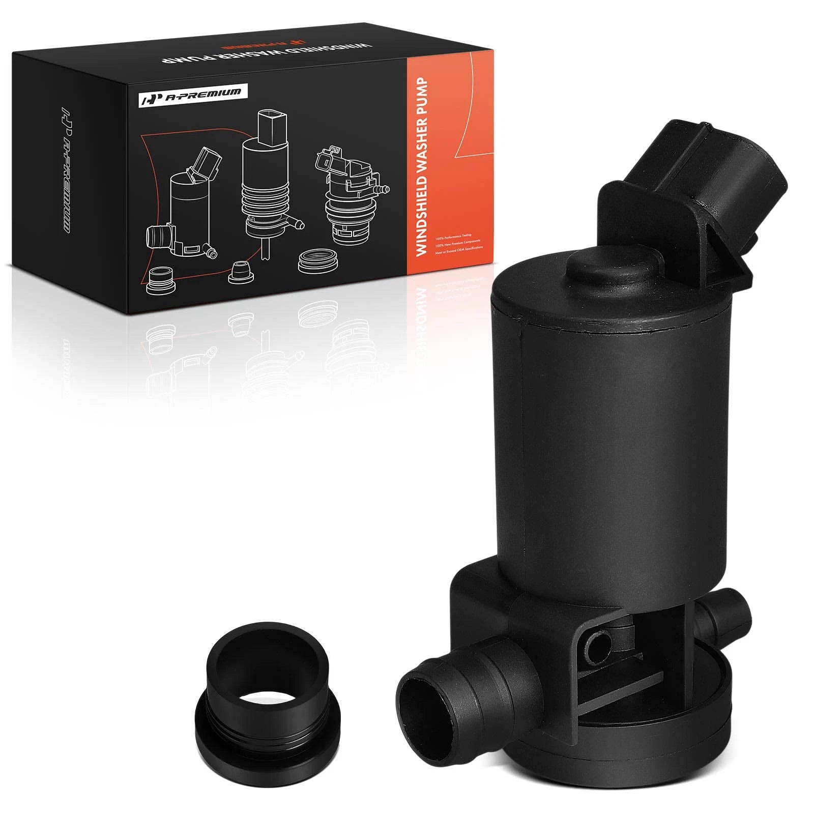 Windshield Washer Pump with Rubber Grommet for Ford Escape Mazda Tribute (2001–2012)