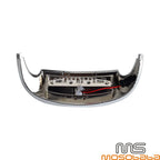 Chrome & Yellow LED Front Fender Tip Light for Harley Electra Glide (2000-2009)
