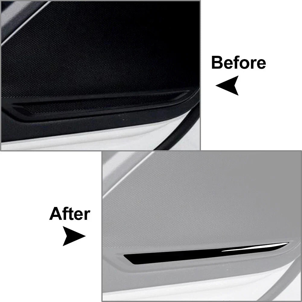 Interior Door Audio Speaker Horn Cover Trim for Audi A4 B9 A5 S4 RS4 (2017-2023)