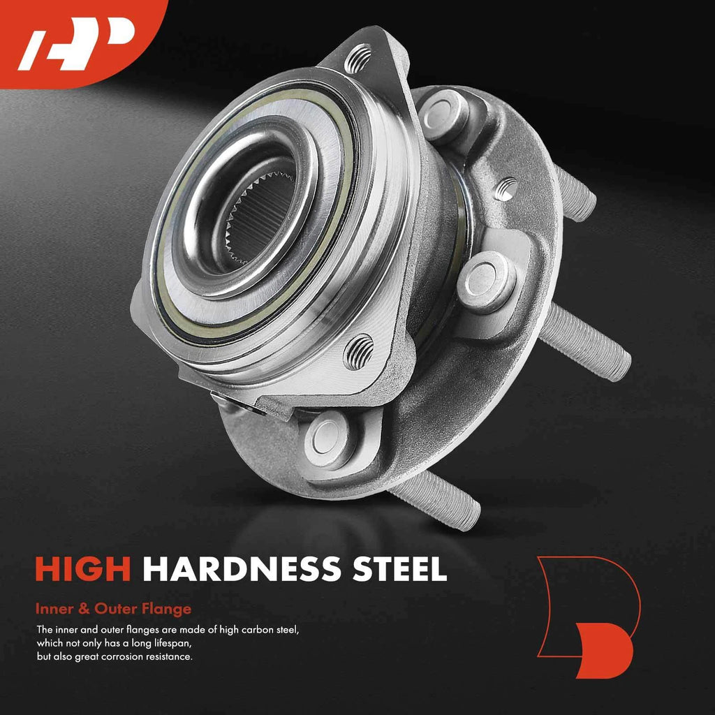 2X Front Wheel Hub & Bearing Assembly for Jeep Wrangler JL (2018–2023)