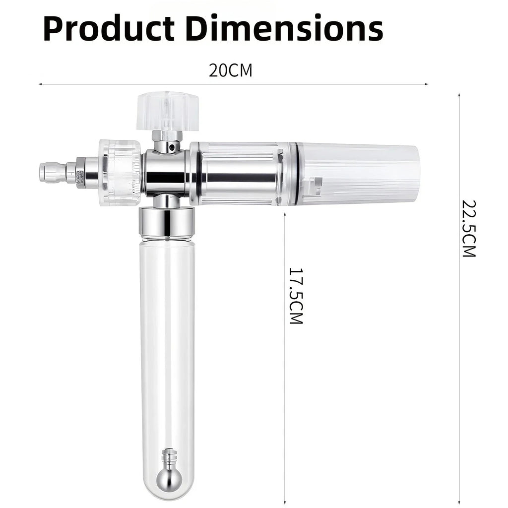 Foam Spray Bottle 30ml for High Pressure Washer with 14 Inch Quick Connector