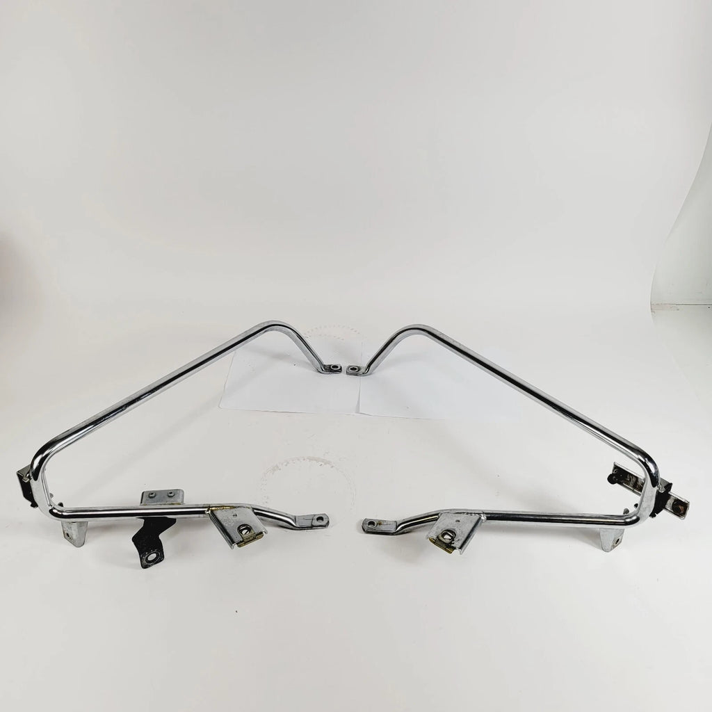 Chrome Saddlebag Lower Support Mount Rails for Harley Touring (2009–2013)