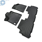 Set of 3 TPE Floor Mats Liners for Toyota Highlander (2008–2013)