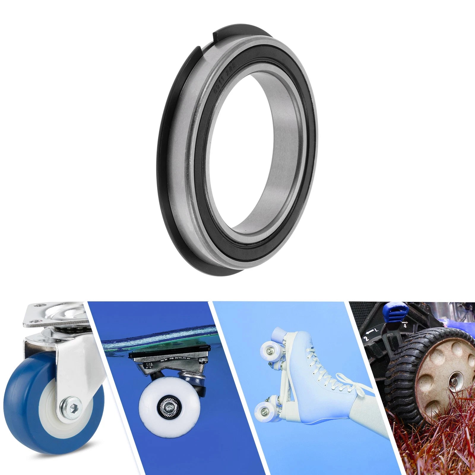 Deep Groove Ball Bearing 55x80x13mm for Scooter Skateboard (1Pc)