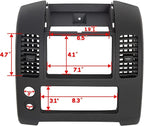 Matte Black Center Dash Console Panel for Nissan Frontier (2005–2020)