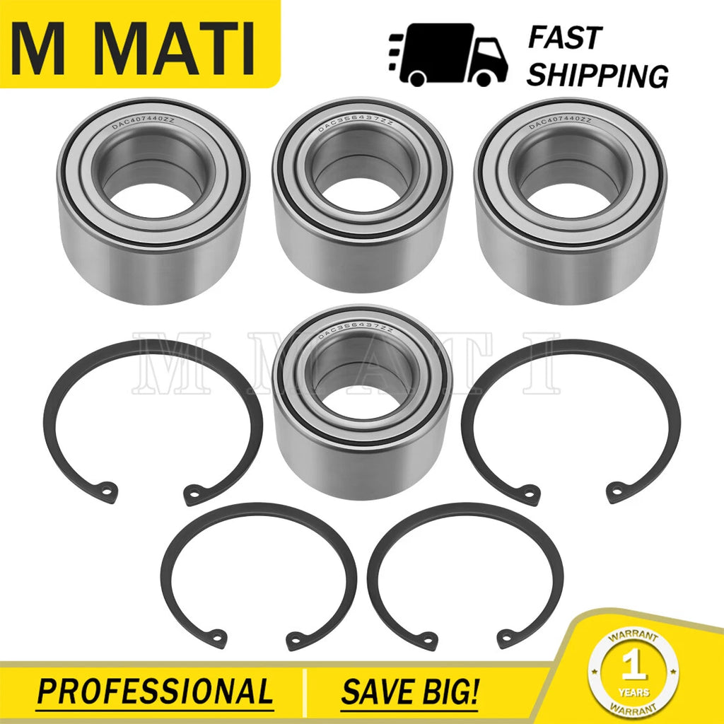 Front & Rear Wheel Bearings Ring Kit for Polaris Sportsman 800/X2 (2005–2014)
