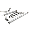 4" Round Muffler Tip for Honda Civic Ed Sedan (1989–1991) - Stainless Racing Catback Exhaust