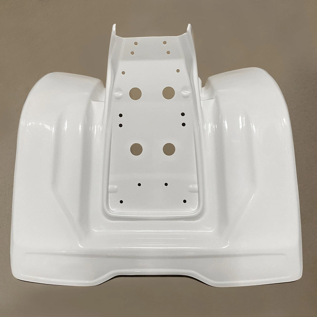 Rear Fender for Honda ATC200X (1983–1985) - White Plastic Mud Guard