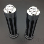 Hand Grips 7/8" Handlebar for Harley XL 883 Hugger Sportster (1991–2023) Chrome