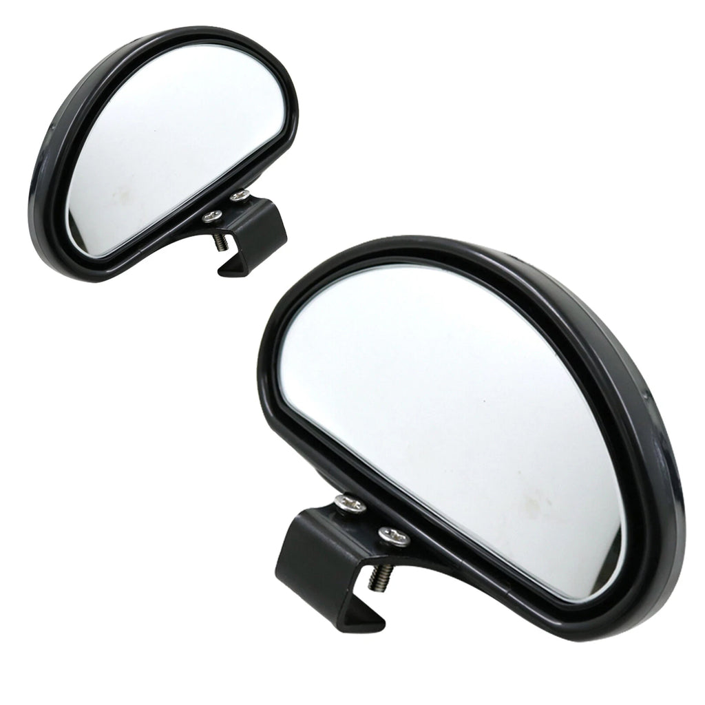 2-Pack Convex Clip-On Half Oval Blind Spot Auxiliary Rear View Mirrors for (2019-2024)