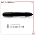 Set of 2 Black Exterior Door Handles for Toyota Sienna (2004–2010)