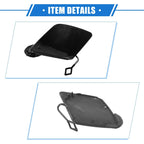 Front Right Tow Hook Eye Hole Cover Plastic Black for BMW 320i (2013-2018)