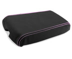 Leather Console Lid Armrest Cover for Chevrolet Camaro (1982–1992) Pink Stitch