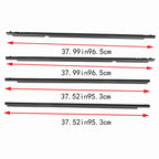 Set of 4 Weatherstrip Window Moulding Trim Seal for Toyota Corolla (2009–2012)