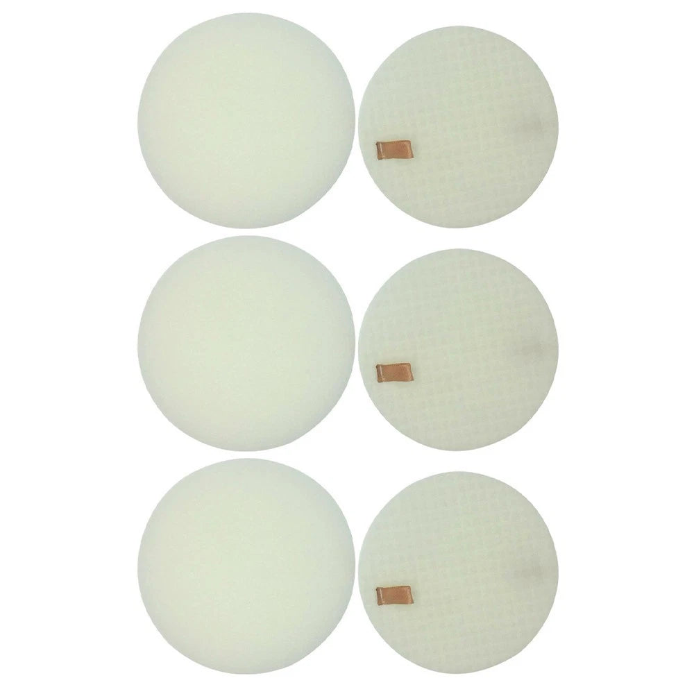 Set of 3 White Sponges for Shark NV340 NV340UK NV340UKP NV340UKR NV341 NV341Q